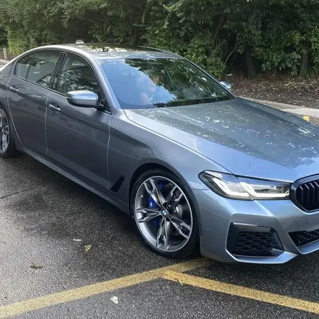 BMW 5시리즈 G30 블랙 카본 세륨그레이 에어브리더 가니쉬 에어벤트