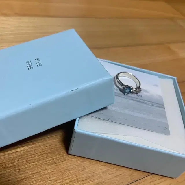 블루도프  bluedope london blue heart ring 반지