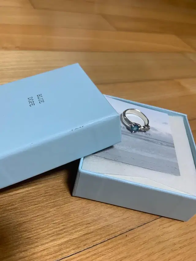 블루도프  bluedope london blue heart ring 반지