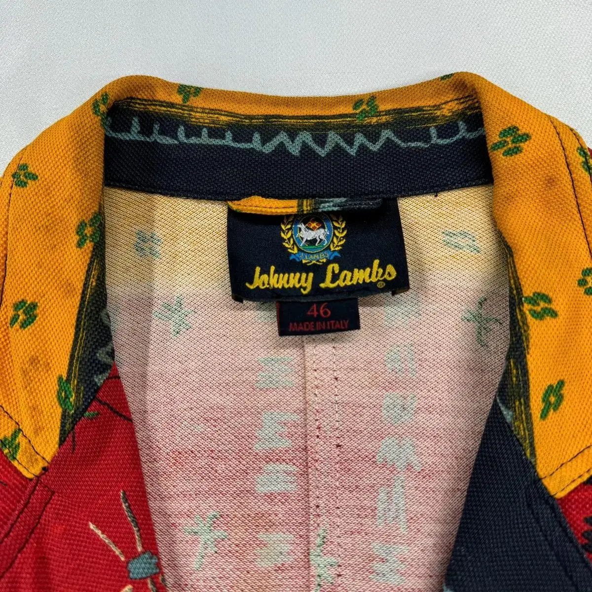 [M] 90s 조니 램스 린넨 히피 자켓 made in ITALY