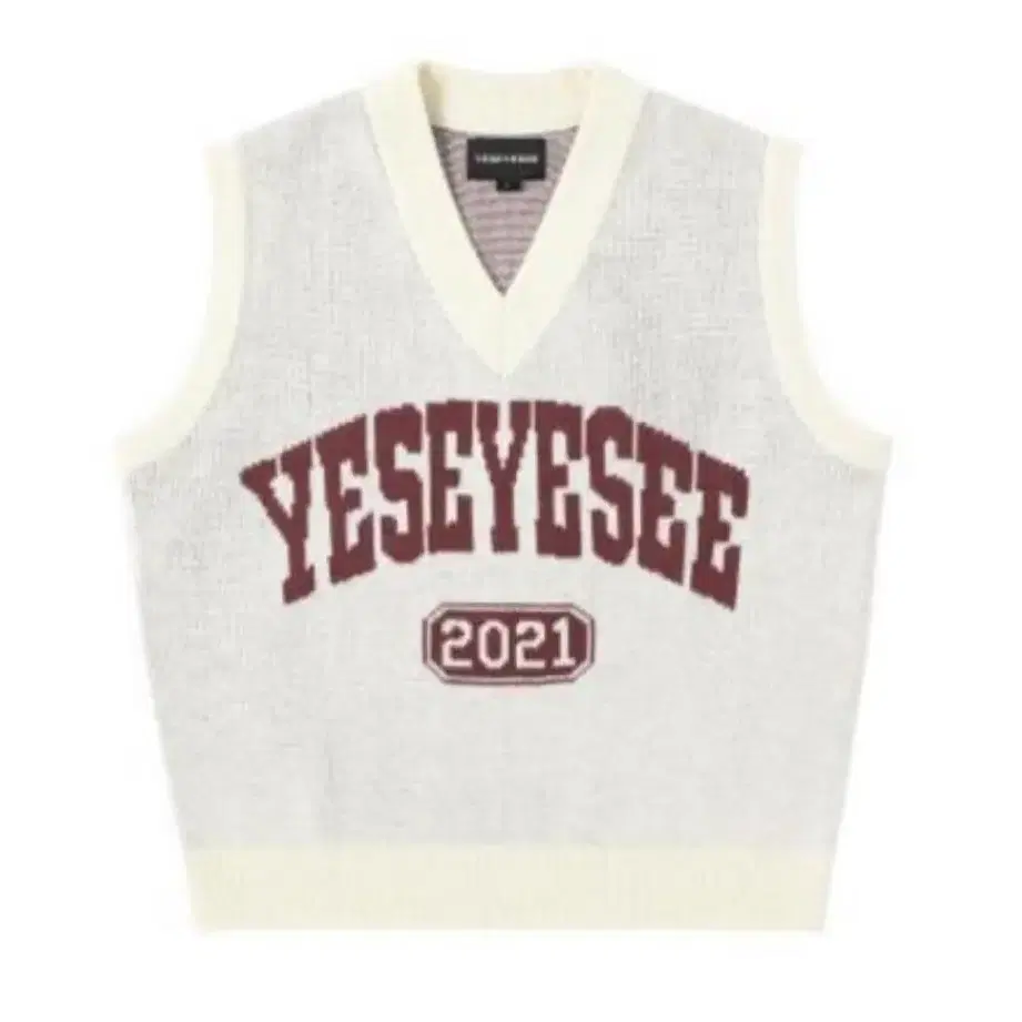 Yeseyesee vest ivory 예스아이씨 니트 베스트 아이보리 L