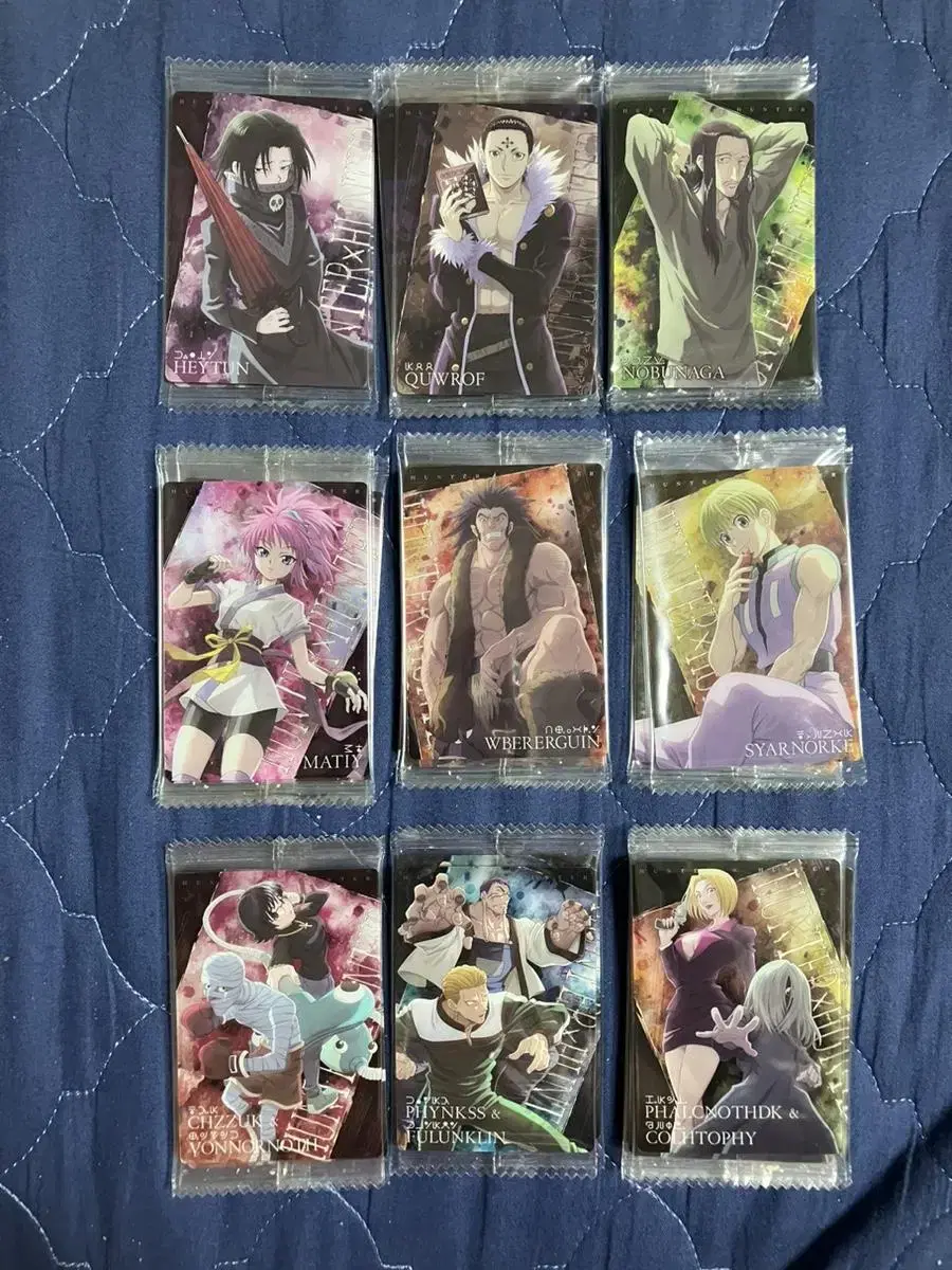 Hunter x Hunter Itazawa sells kard set! Negotiable