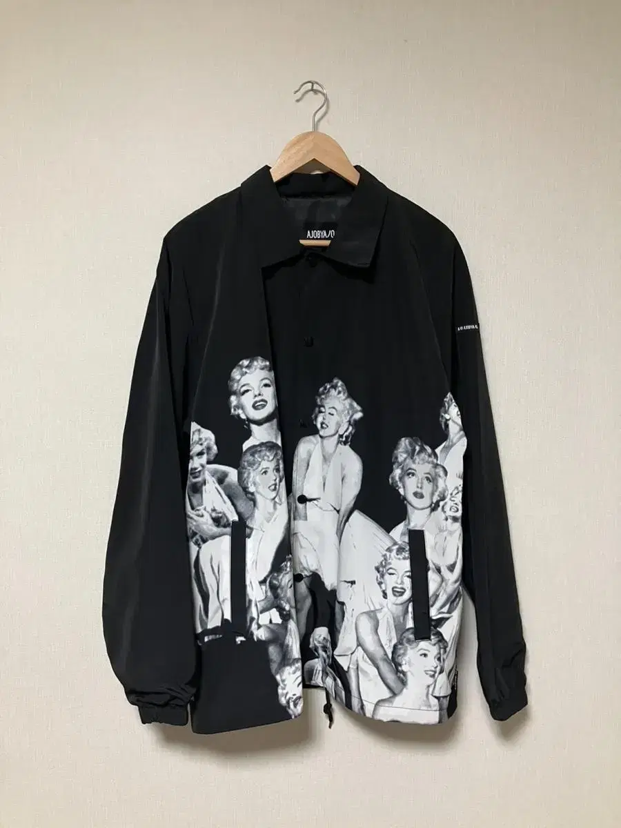 Azzobaiazzo Marilyn Monroe Coach Jacket Black L