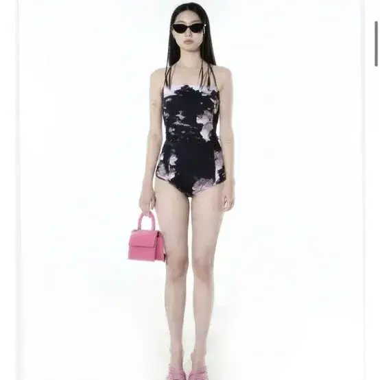 elfelfelf SWIMMING BODY SUIT-PINK ROSE