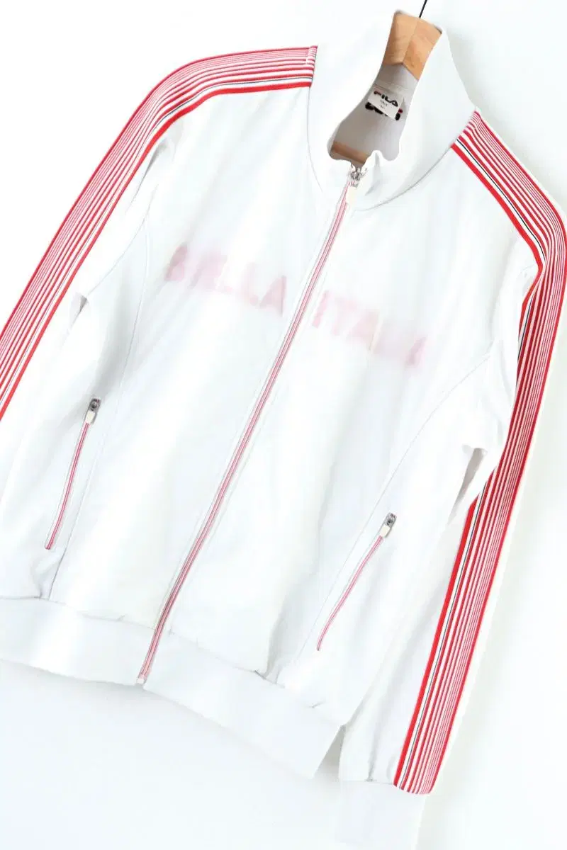 (L) Wheela Zip-up Windbreaker Jacket White Old School Line