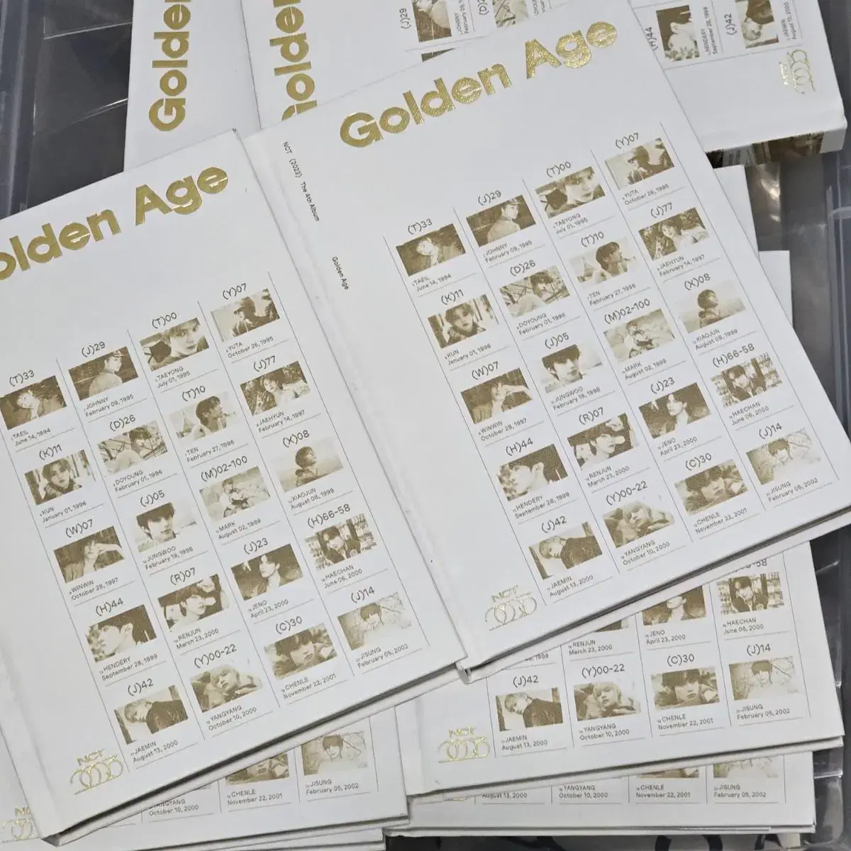 엔시티 NCT 4집 Golden Age 개봉 앨범 Archiving