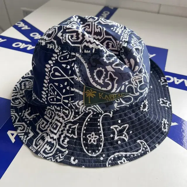 KAPITAL bandana patchwork bucket hat