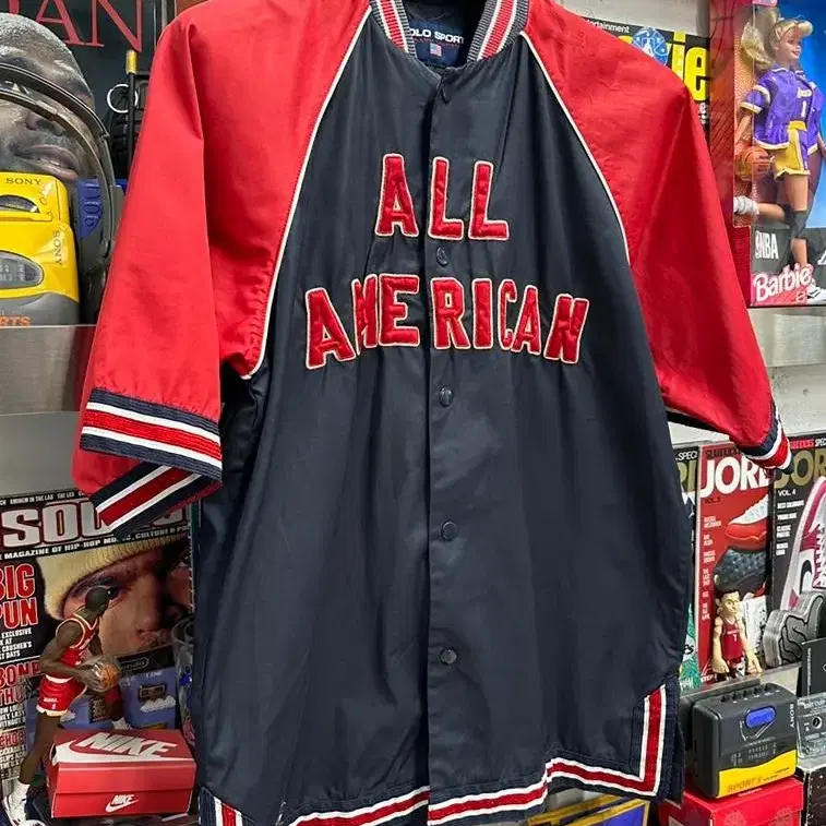 90s polo sport baseball jersey 폴로스포츠 져지