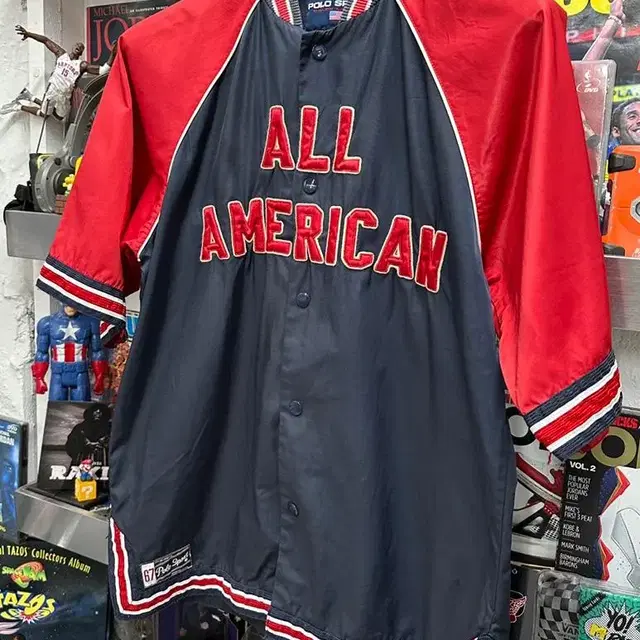 90s polo sport baseball jersey 폴로스포츠 져지