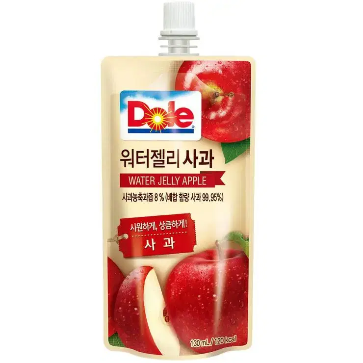 Dole 워터젤리 사과맛 130ml x 20개