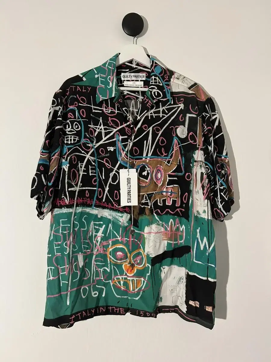 Wakomaria Basquiat Hawaiian Shirt L