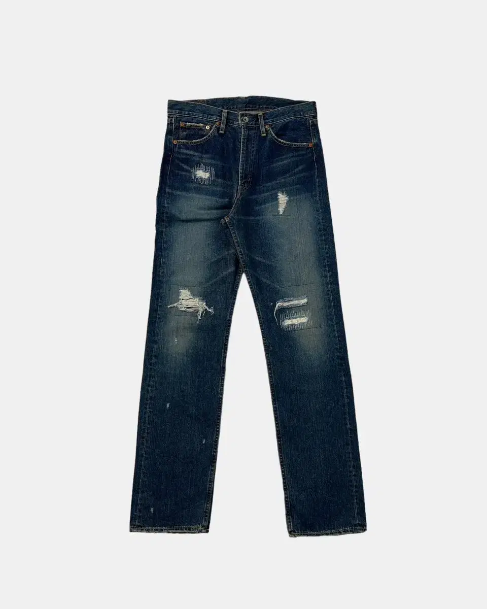 vintage repair work denim pants