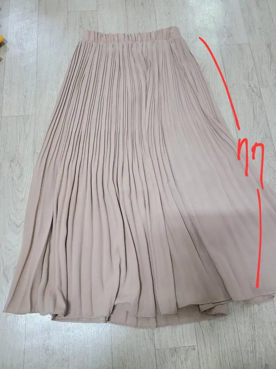 banding long skirt