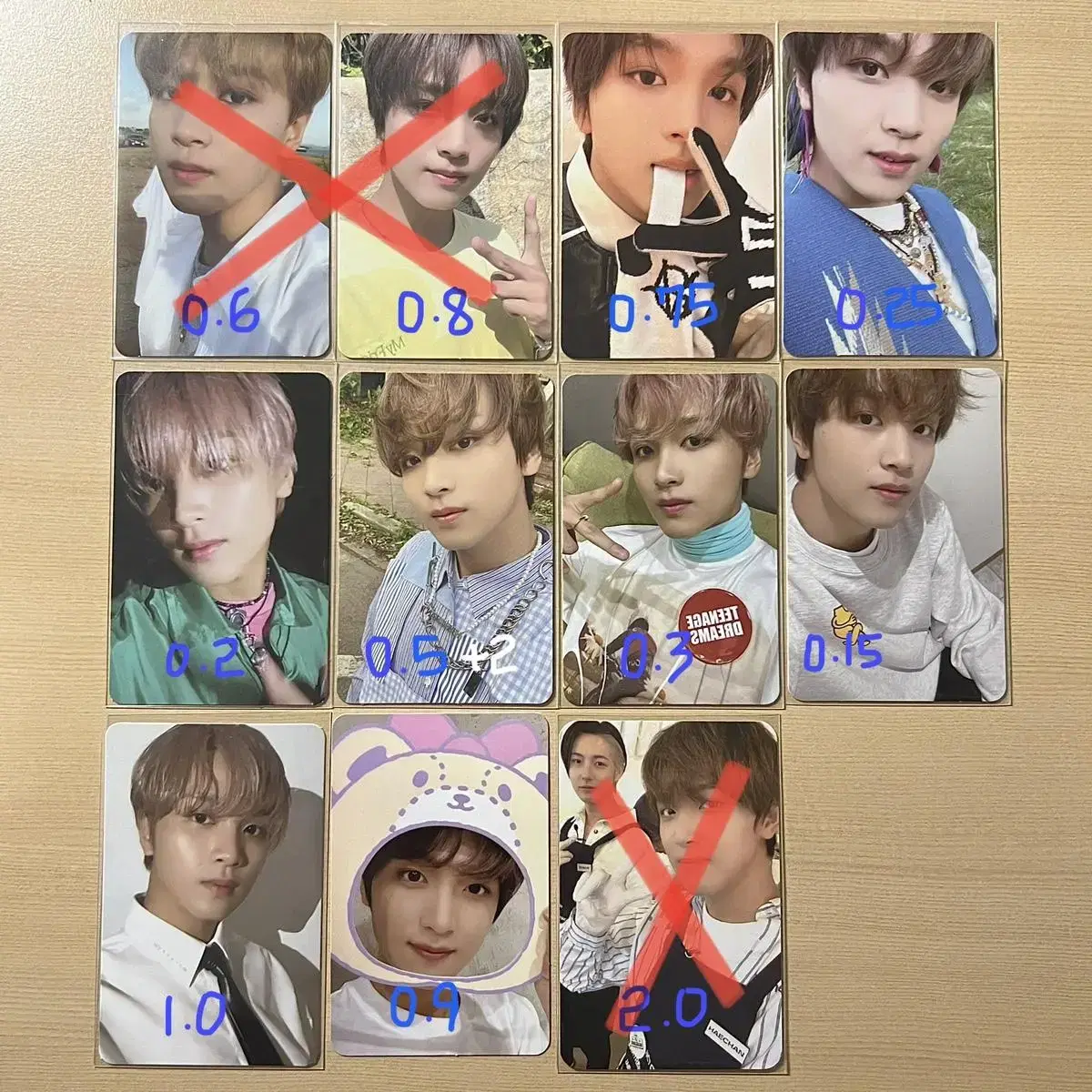 nct haechan photocard photocard wts nct 127 dream haechan