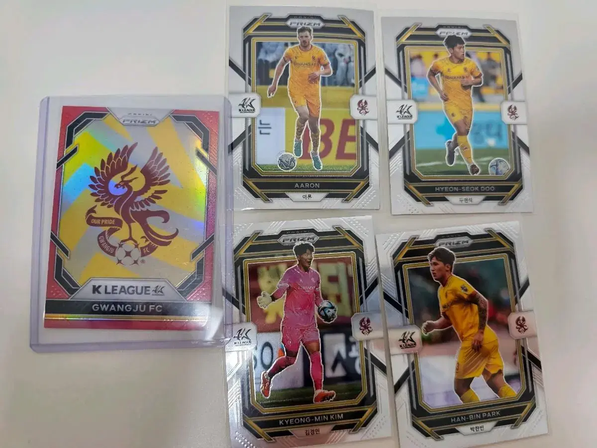 Gwangju FC K League Panini Prisma kard Sell