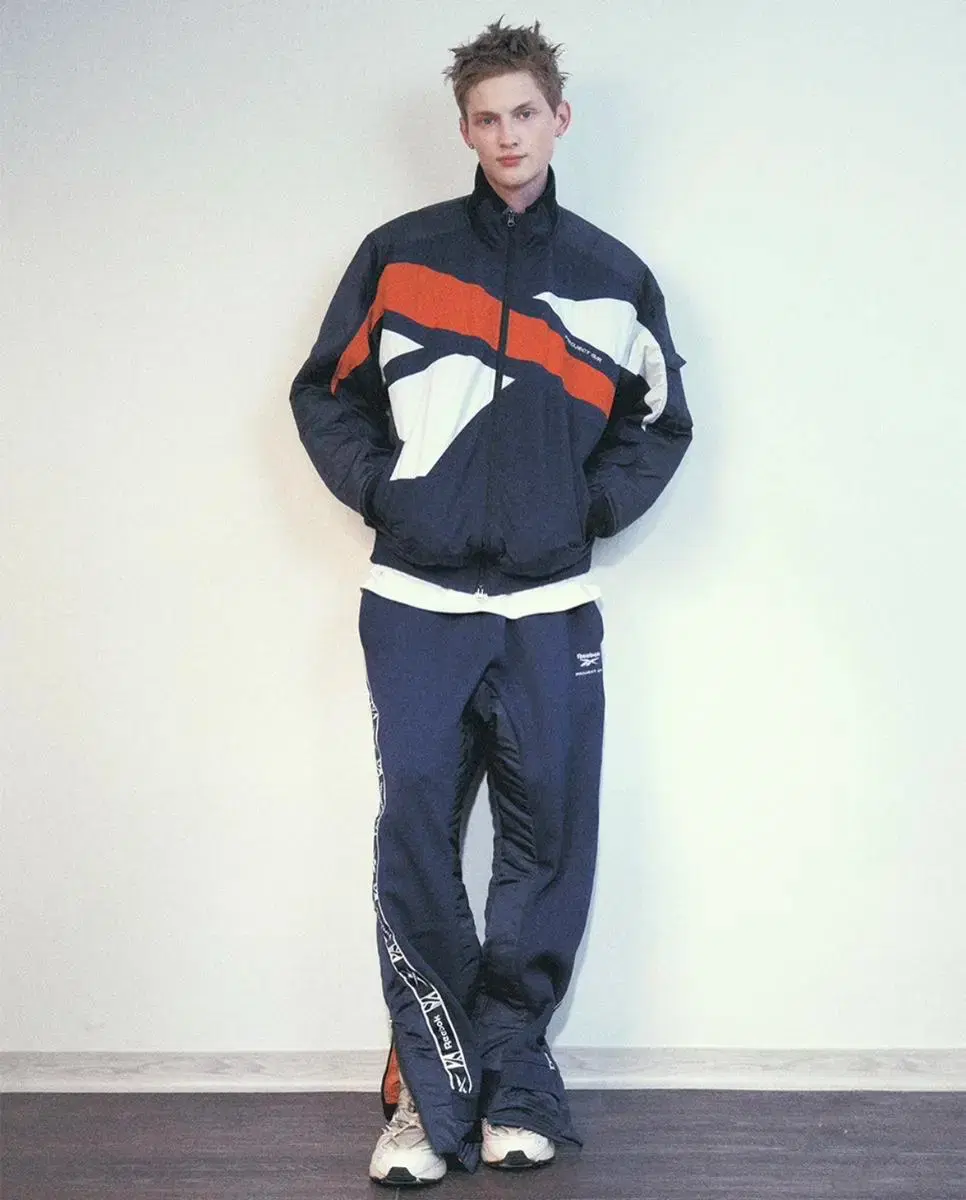 Project G/R x Reebok Hybrid Bomber Track Jacket Navy | Bunjang Global