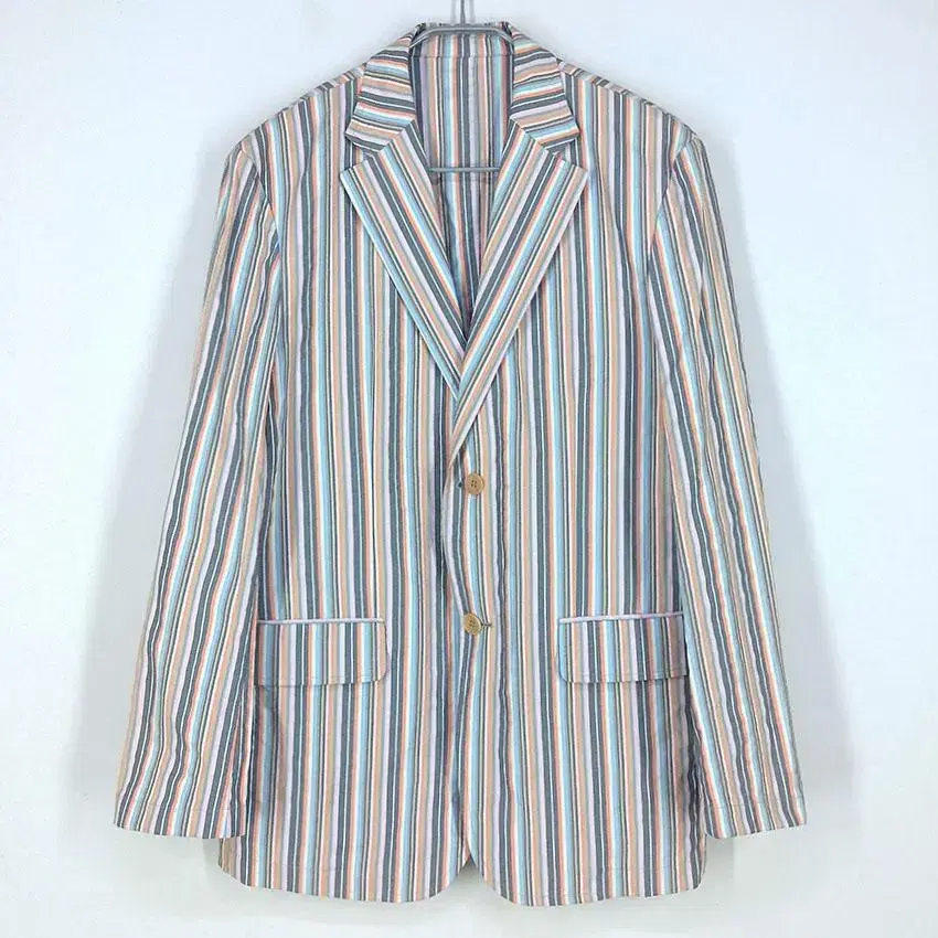 Intermezzo Men's Rayon Blend Striped Jacket GR100 (HU25602)