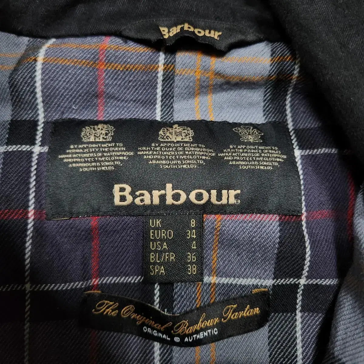 [S]바버(barbour) 여자 춘추용 면자켓/점퍼