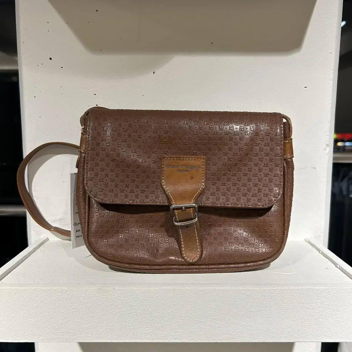 80s Vintage Courreges Leather Bag