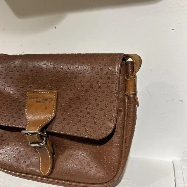 80s Vintage Courreges Leather Bag