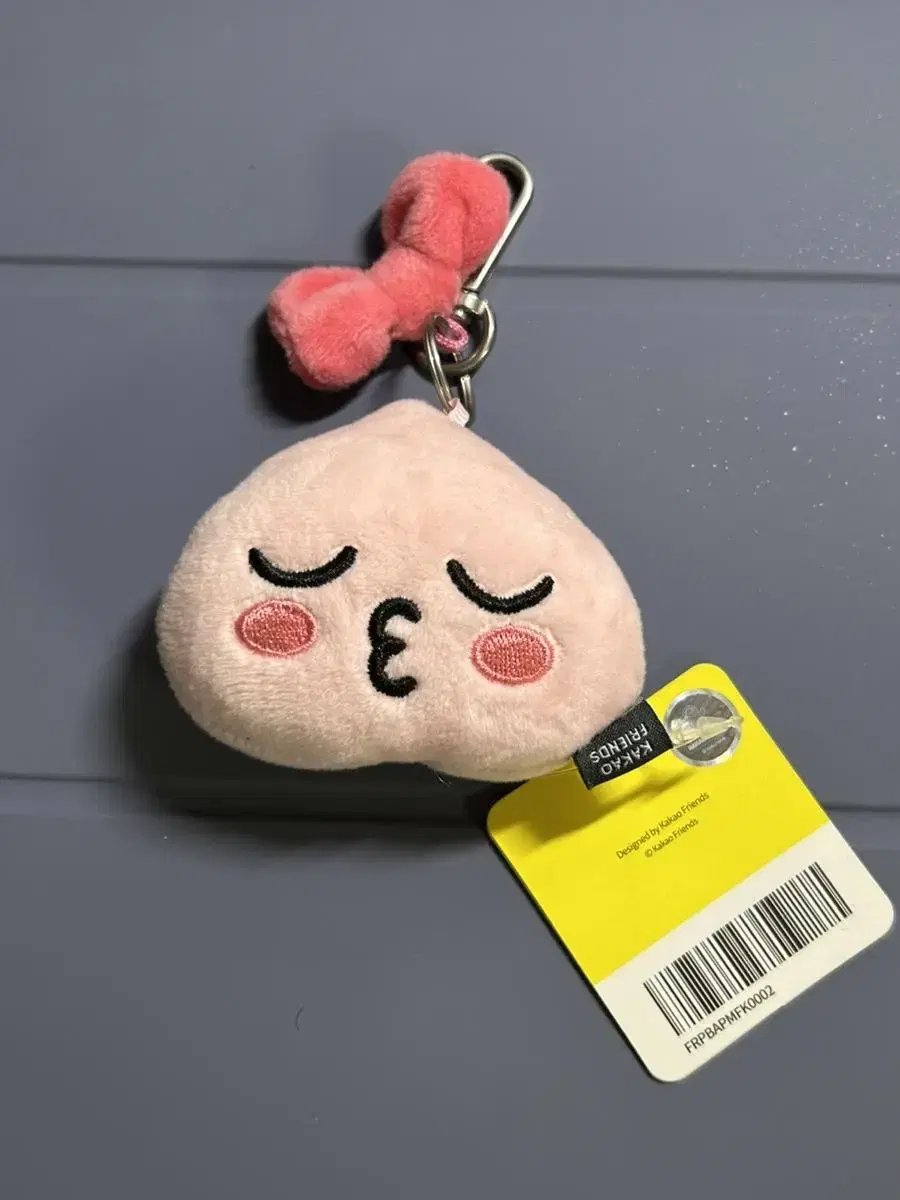 Kakao Friends Genuine Apeach Doll Keyring