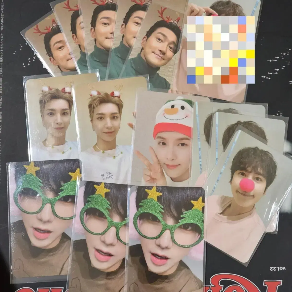 Super Junior Pink Christmas Random Pack photocard WTS