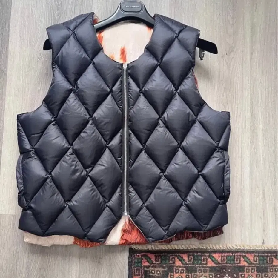 스투시 COWHIDE VEST 리버시블 베스트