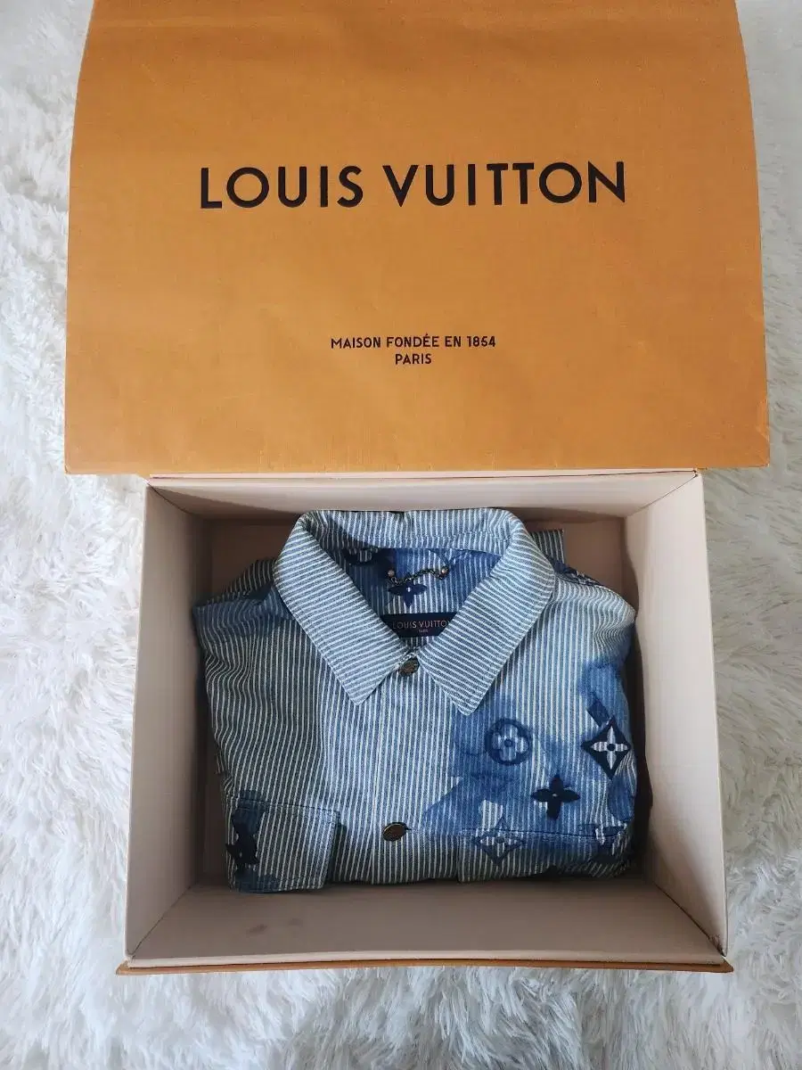 [XXL] Louis Vuitton Watercolor Workwear Shirt Jacket