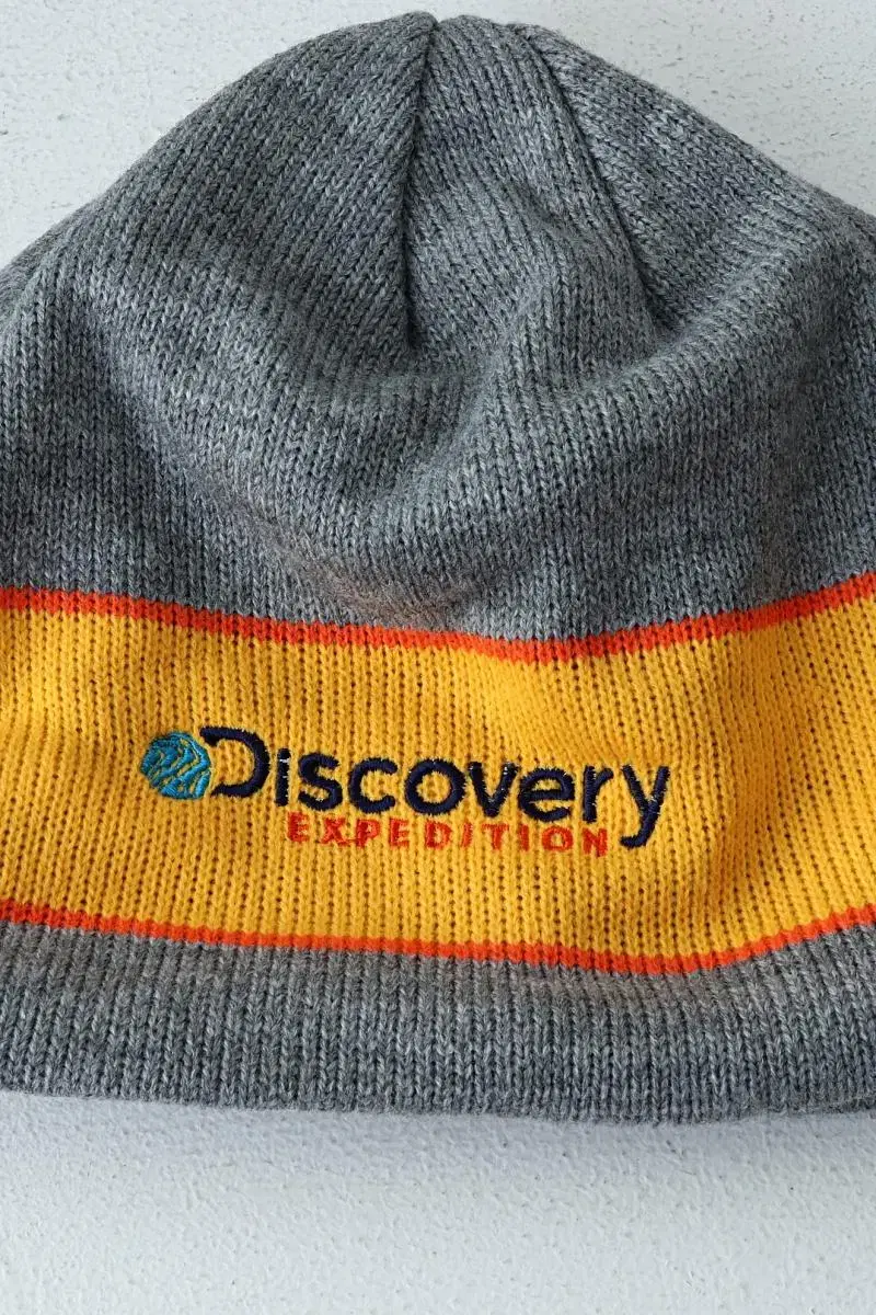 (F) Discovery baseball cap ballcap gray line old school ACC.