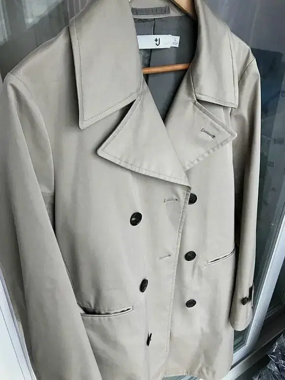 +J Jil Sander Uniqlo Collaboration Casual Trench Coat Size L