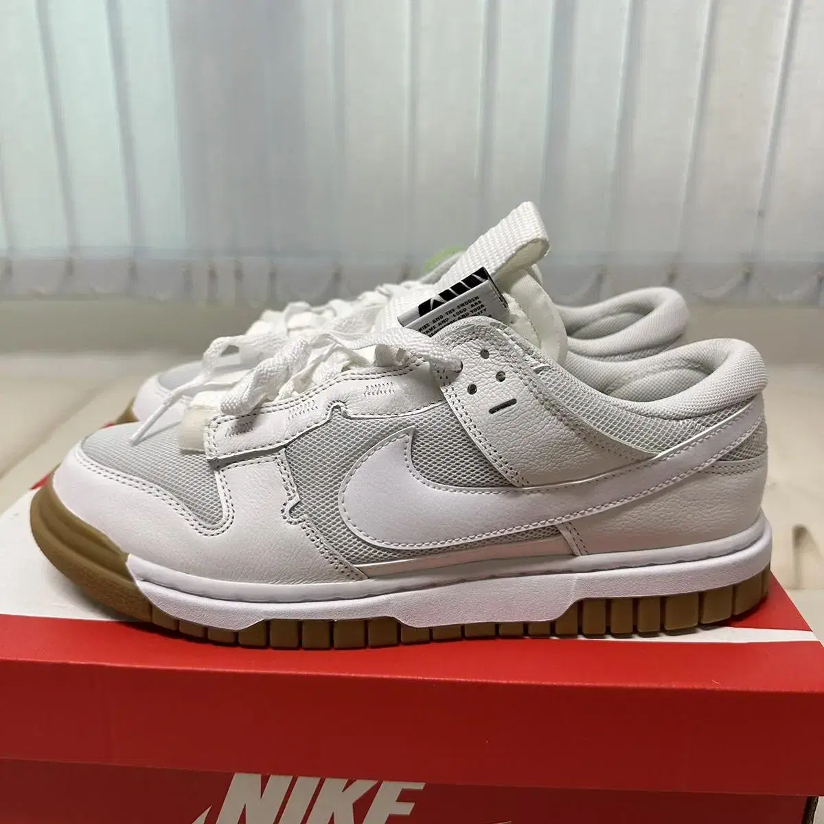 (매장정품) NIKE AIR DUNK JUMBO 써밋화이트 270 새상품