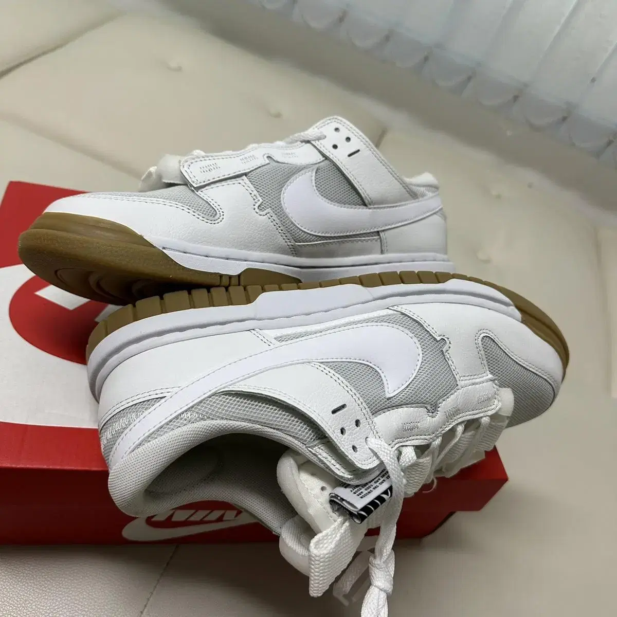 (매장정품) NIKE AIR DUNK JUMBO 써밋화이트 270 새상품