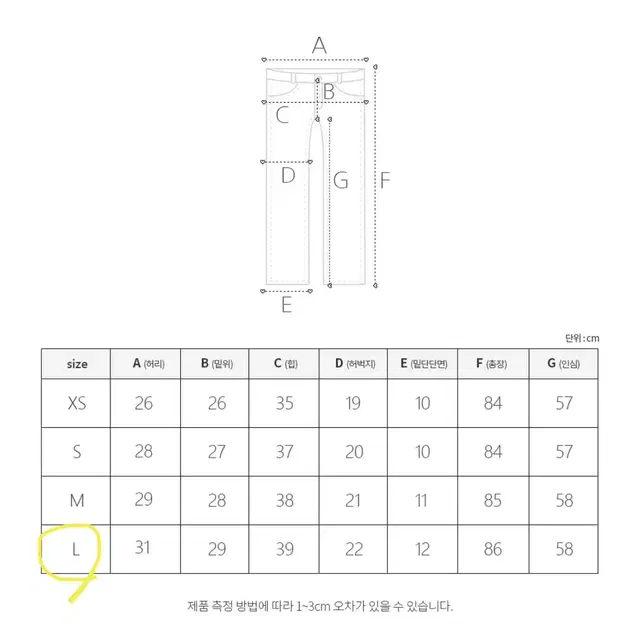 (M 27-28) 모디핏 찢청 청바지