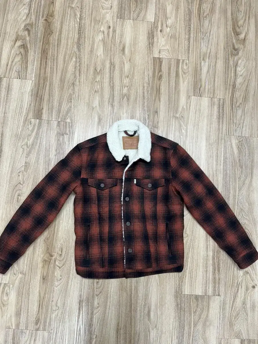 Levi's Fleece Check Sherpa Jacket M