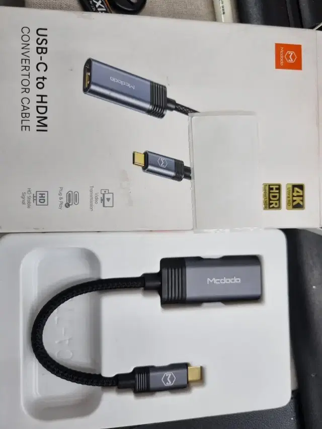 맥도도 C타입 to HDMI 4K 미러링 변환 젠더