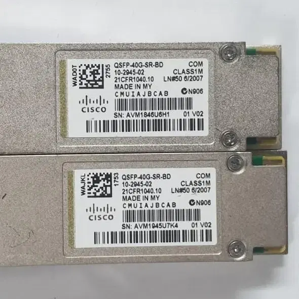 CISCO QSFP-40G-SR-BD / 40G 광모듈 지빅