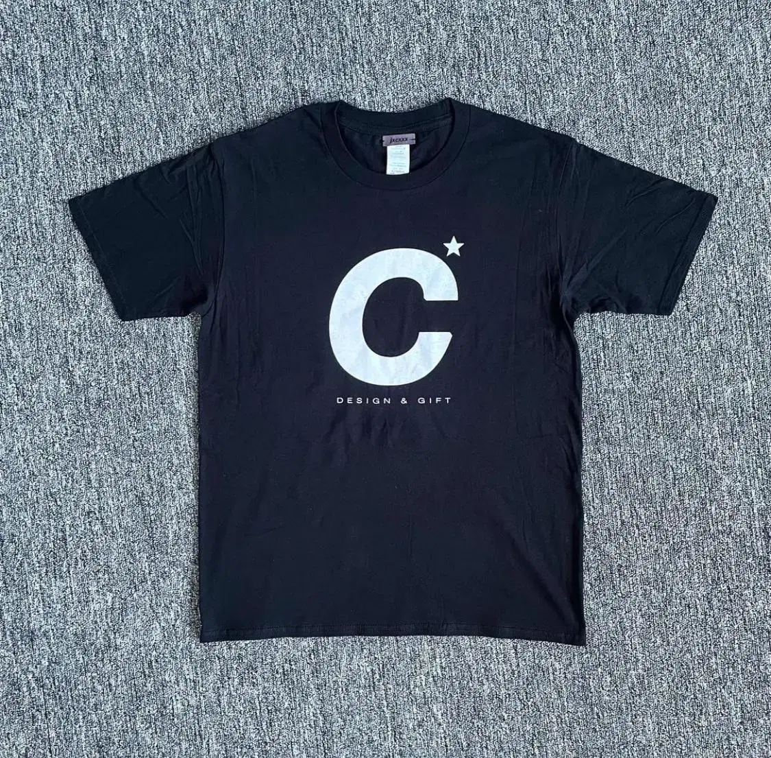 jxcxxx c star t-shirt black