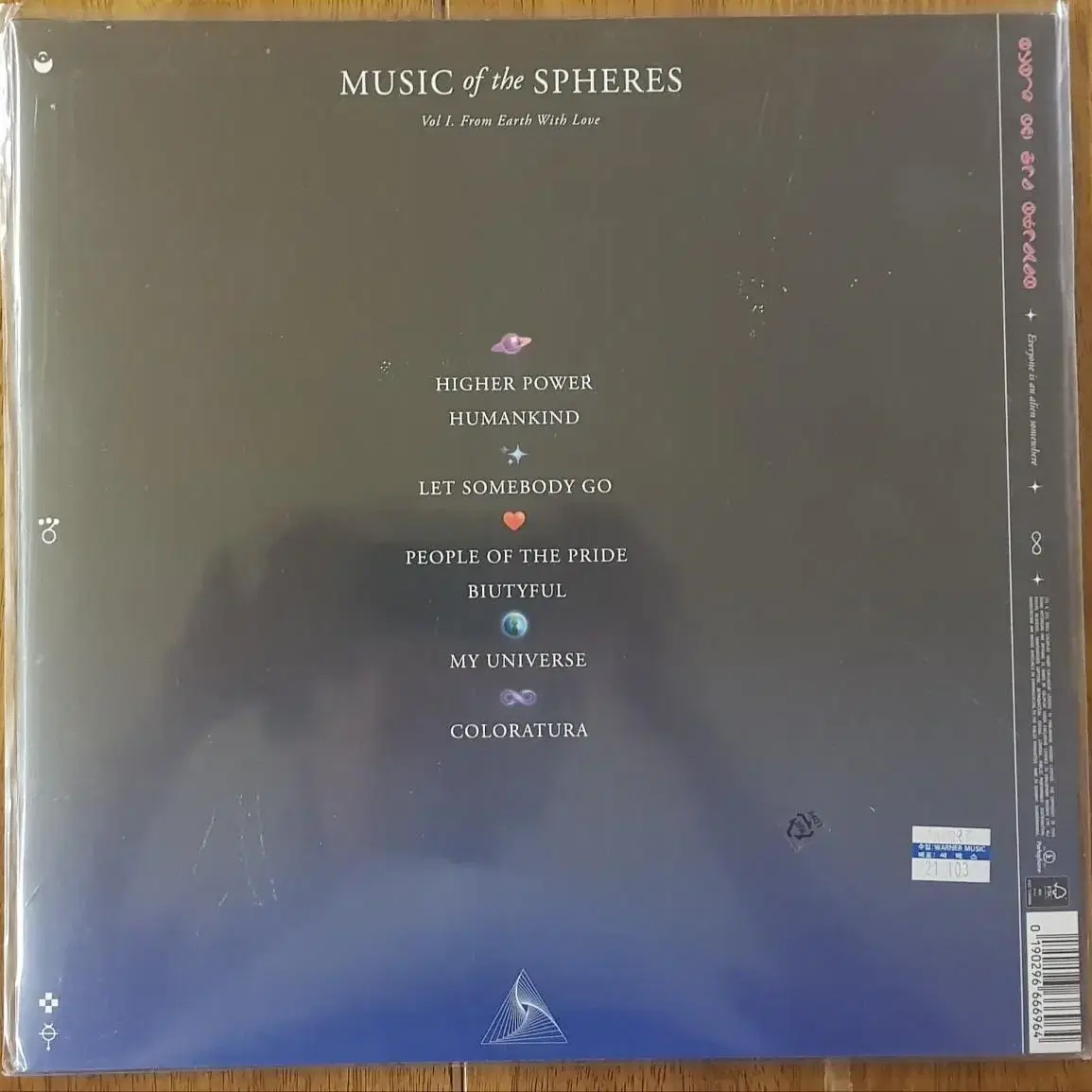 미개봉음반/수입반/콜드플레이(COLDPLAY) 9집 LP