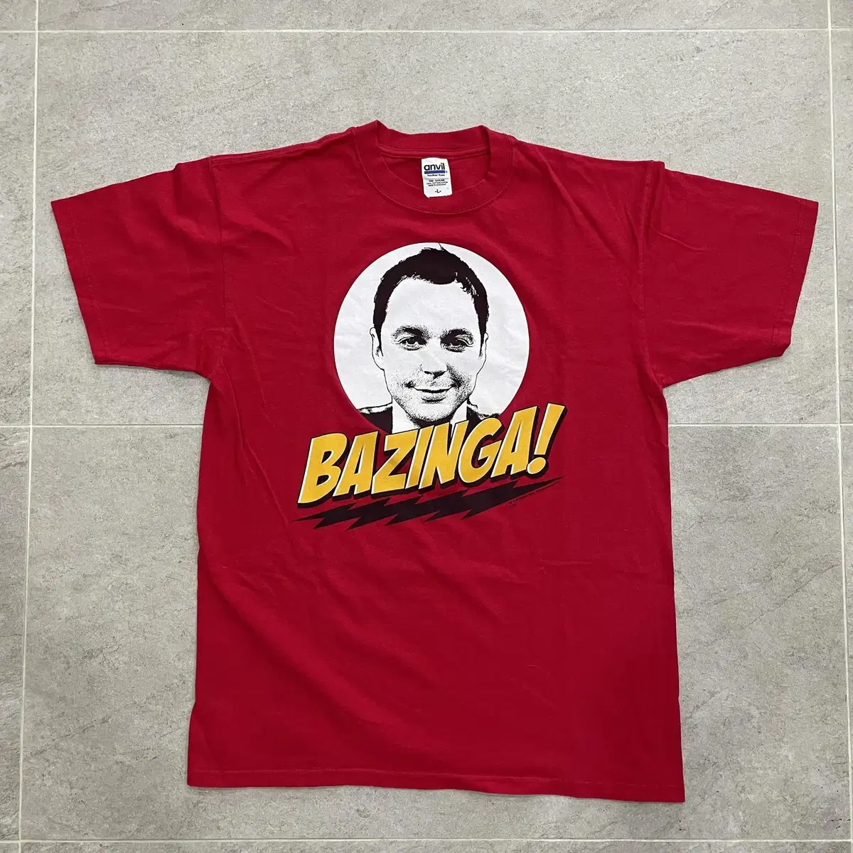 Big Bang Theory Sheldon Bazinga T-Shirt L