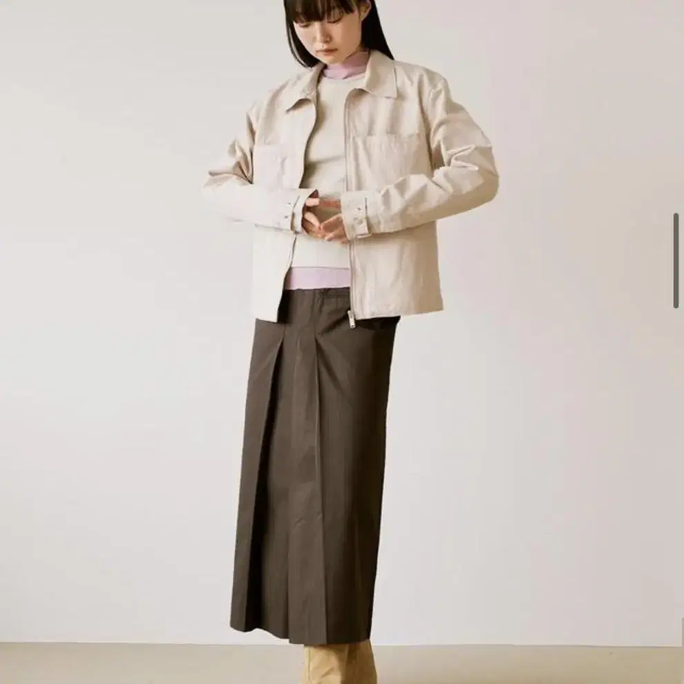 Ouro cotton jacket 아우로 워싱코튼자켓(크림색)