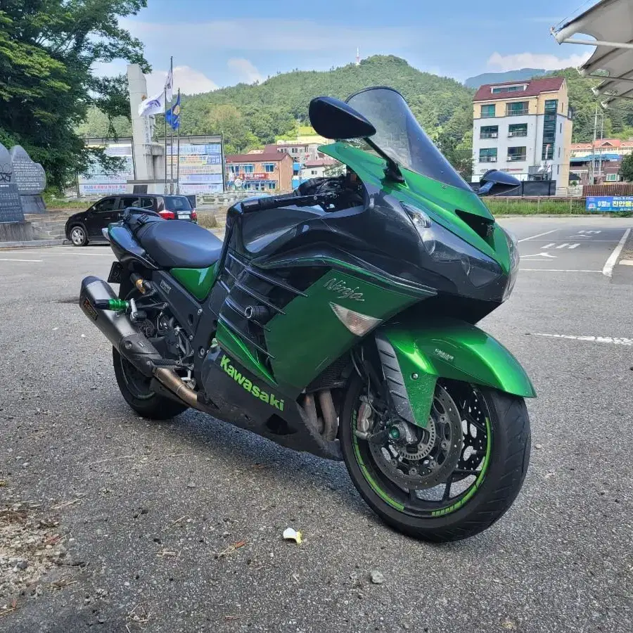 가와사키 18년식 ZZR1400(올린즈스페셜) 팝니다