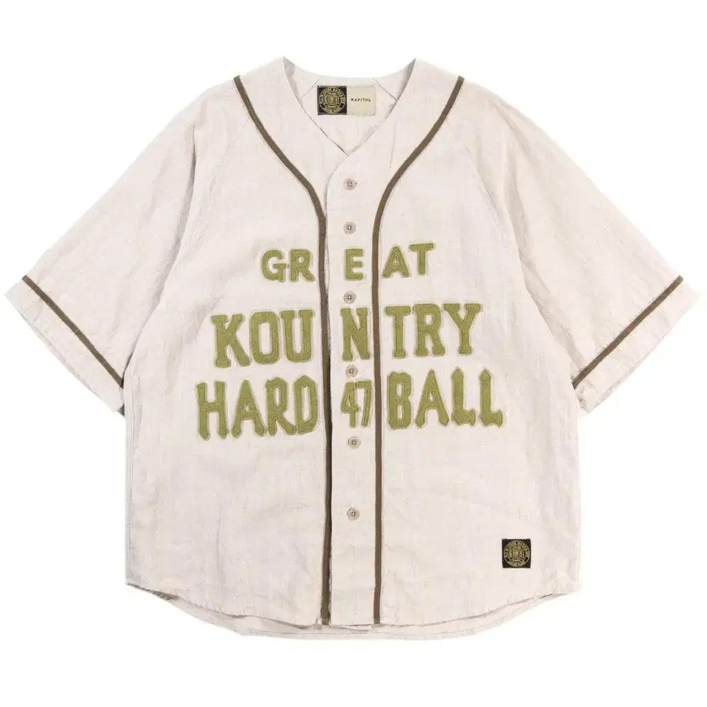 (last price)Capital Linen Baseball Shirt Size 3