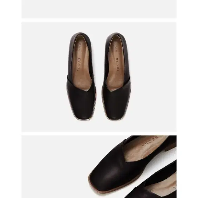 로서울 레이어 플랫슈즈 Layer flat shoes Umber