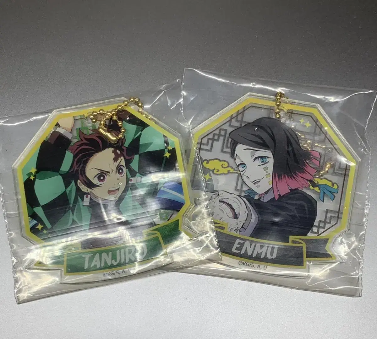 Demon Slayer Demon Slayer acrylic keyring bulk wts sell Tanjiro Enmu Infinite Train