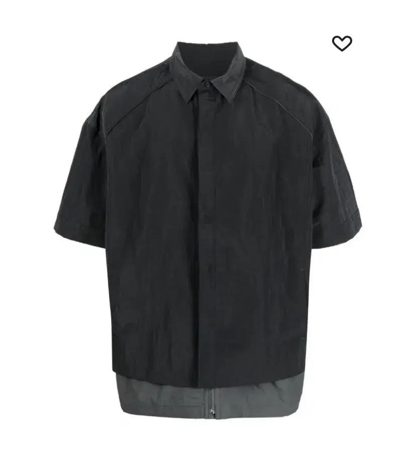 Junge 23ss layered short sleeve shirt