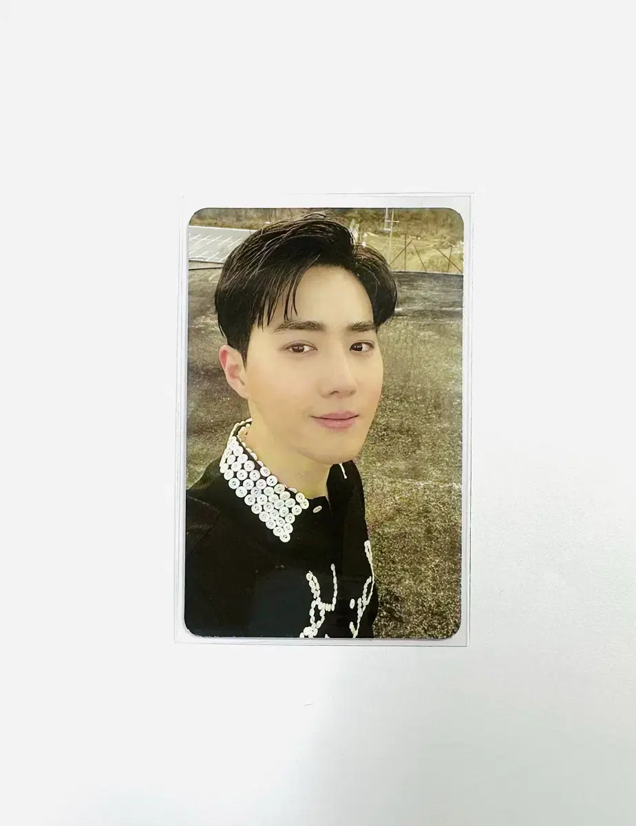 Exo Grey suit suho photocard WTS