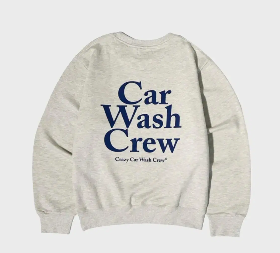 Crazy Car Wash Crew Sweatshirt Oatmeal XL