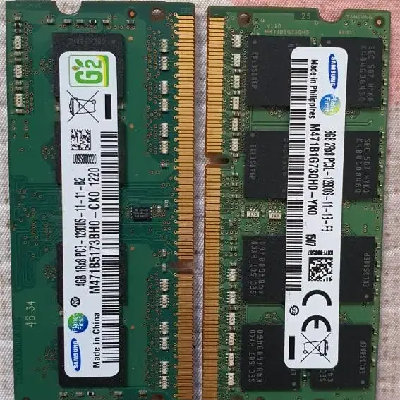 ddr3L 8g (저전력 ) + ddr3 4g  일괄 판매