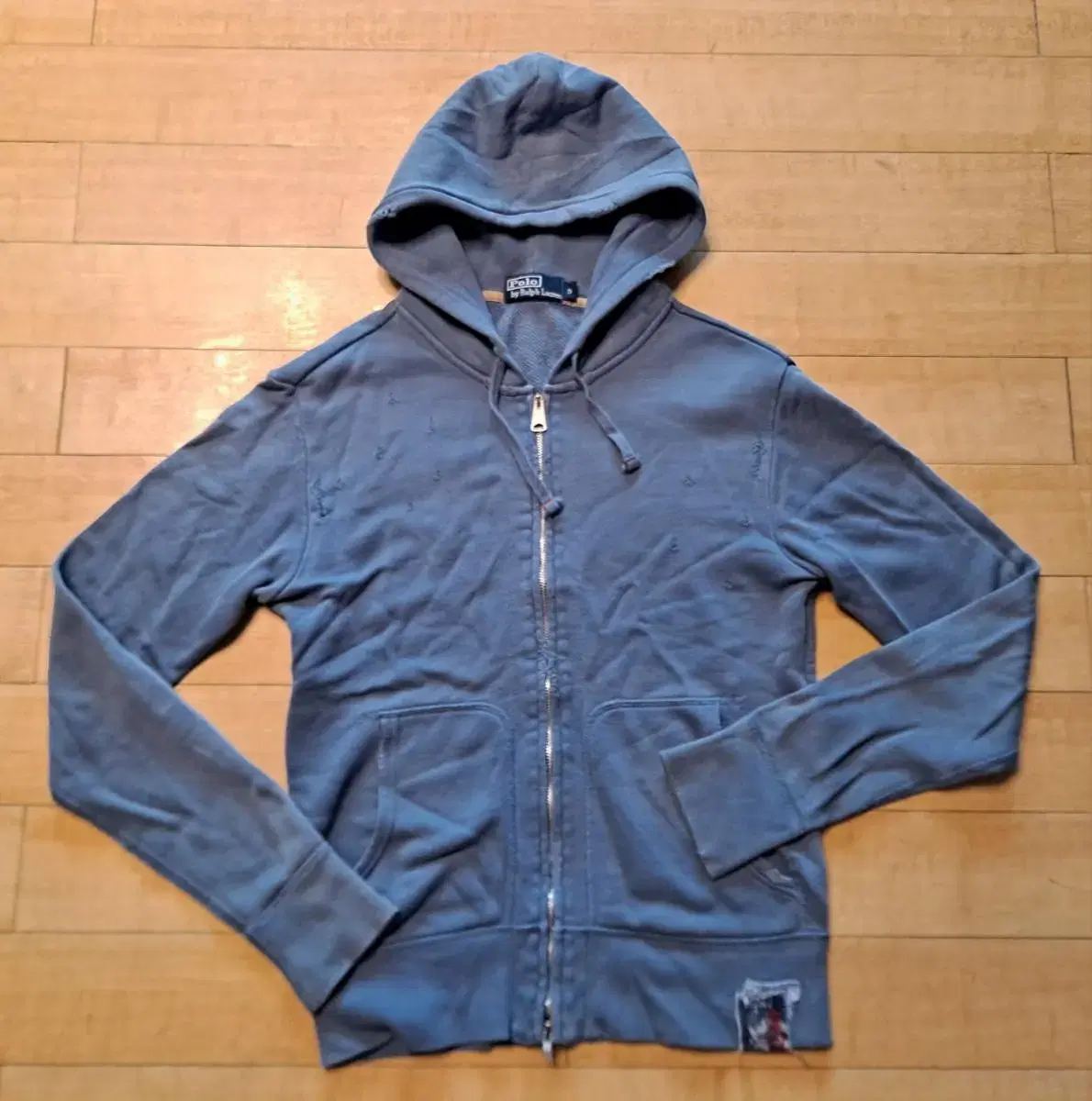 [100] Polo Ralph Lauren Washed Zip-up Hoodie