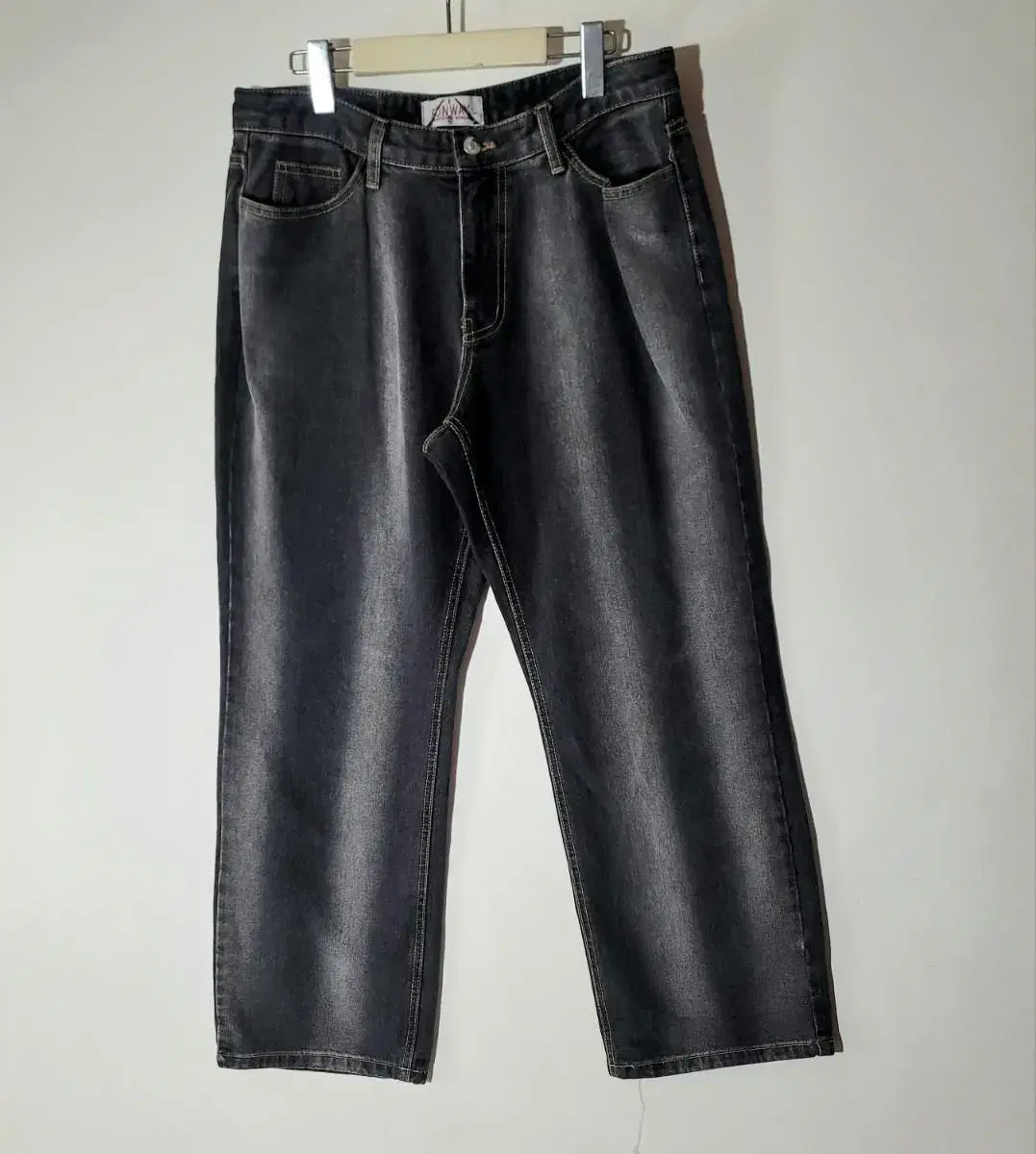 New Arrivals)Washing Gradient Regular Trousers--Size 34